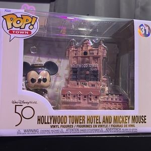 Walt Disney world 50th anniversary tower of terror and mickey mouse funk pop